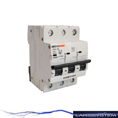 Mini Automático Para Montar - 3P 16A - 9358 - EBCHQ - Productos Eléctricos - Electricidad en Guatemala - Larssystem