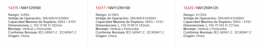Flipon 3F 80A 600V - CHINT - 14315 - Productos Eléctricos - Electricidad en Guatemala - Larssystem