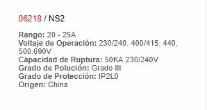 Guardamotor 1.6 - 2.5AMP - 6204 - Productos Eléctricos - Electricidad en Guatemala - Larssystem