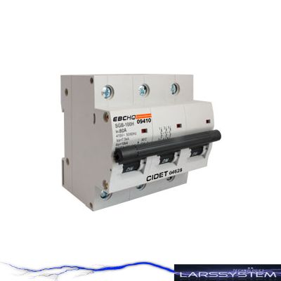 Mini Automático - 3P 100A - 9412 - EBCHQ - Productos Eléctricos - Electricidad en Guatemala - Larssystem