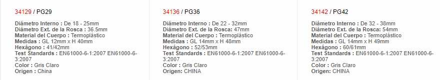 Prensaestopa - PG16 - 34116 - EBCHQ - Productos Eléctricos - Electricidad en Guatemala - Larssystem