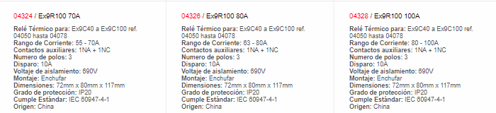 Rele Termico De 80-100 3 10A 690V - 4328 - Productos Eléctricos - Electicidad en Guatemala - Larssystem