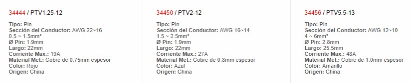 Terminal Tipo Pin Amarilla Calibre 12-10 - 34456 - EBCHQ - Productos Eléctricos - Electricidad en Guatemala - Larssystem