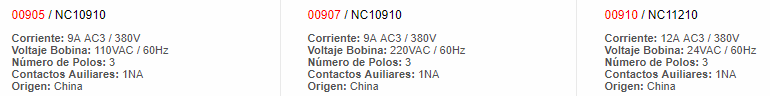 Contactor 32 AMP. AC3 110 VAC, 3p 60Hz. UL - 933 - chint - Productos Eléctricos - Electricidad en Guatemala - Larssystem
