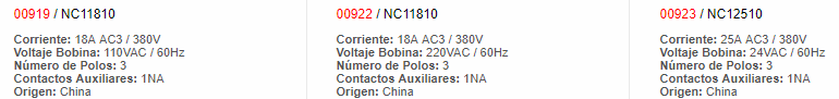 Contactor 32 AMP. AC3 110 VAC, 3p 60Hz. UL - 933 - chint - Productos Eléctricos - Electricidad en Guatemala - Larssystem