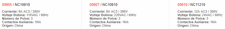 Contactor 32 AMP. AC3 220VAC 3p 60Hz. UL - 936 - chint - Productos Eléctricos - Electricidad en Guatemala - Larssystem